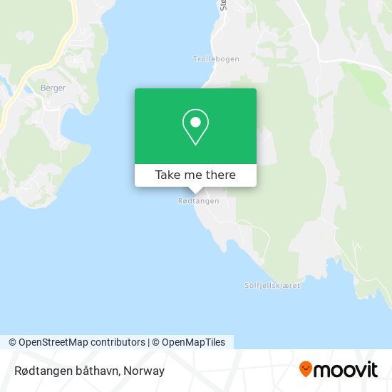 Rødtangen båthavn map