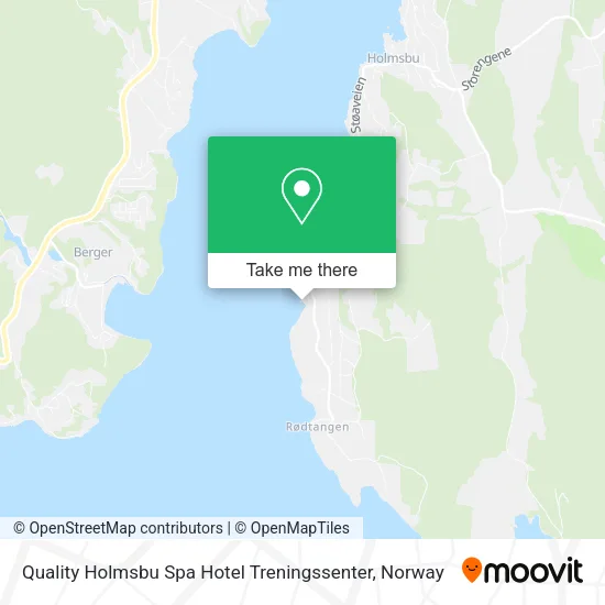 Quality Holmsbu Spa Hotel Treningssenter map