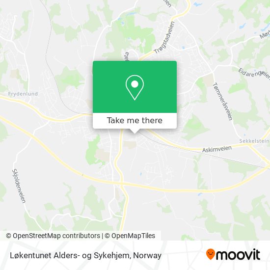 Løkentunet Alders- og Sykehjem map