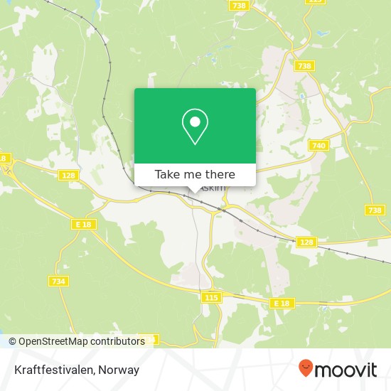 Kraftfestivalen map