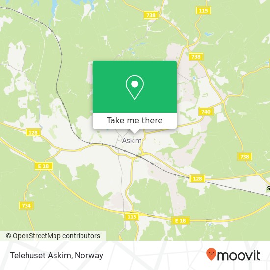 Telehuset Askim map