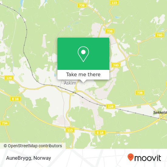 AuneBrygg map