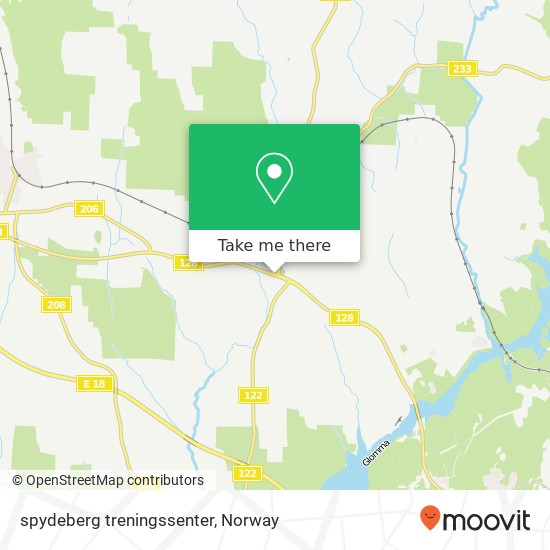 spydeberg treningssenter map