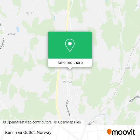 Kari Traa Outlet map