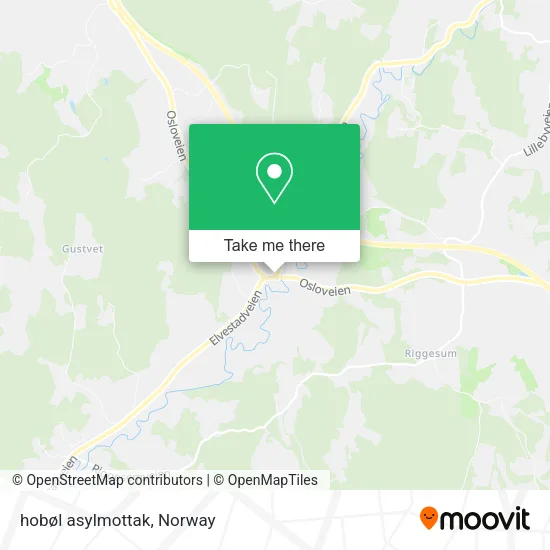 hobøl asylmottak map