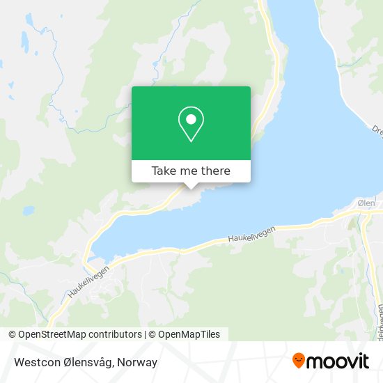 Westcon Ølensvåg map