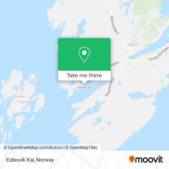 Eidesvik Kai map