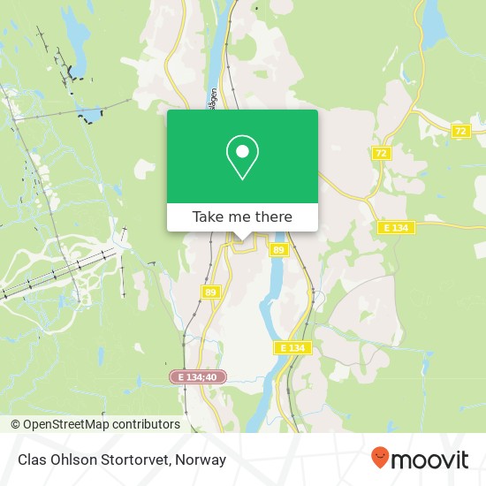 Clas Ohlson Stortorvet map