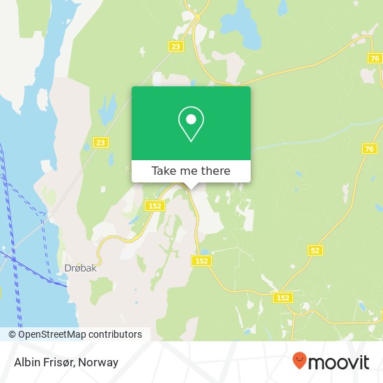 Albin Frisør map