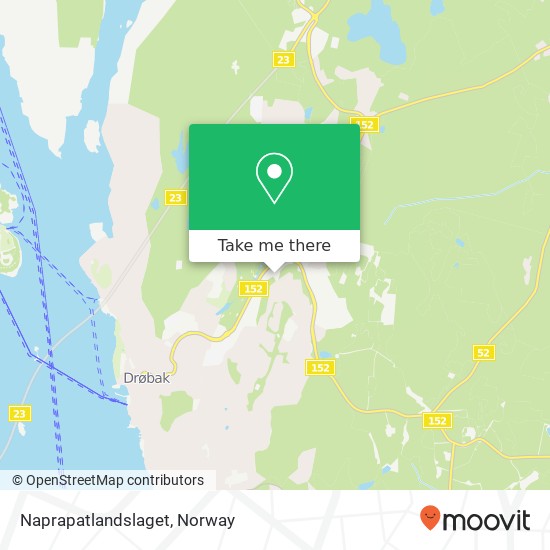 Naprapatlandslaget map