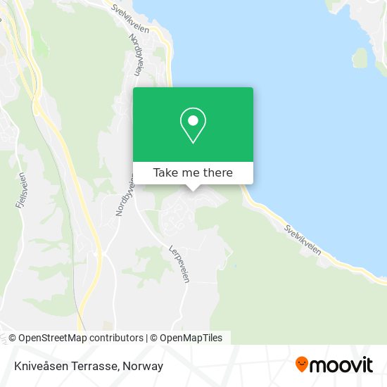 Kniveåsen Terrasse map