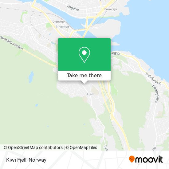 Kiwi Fjell map