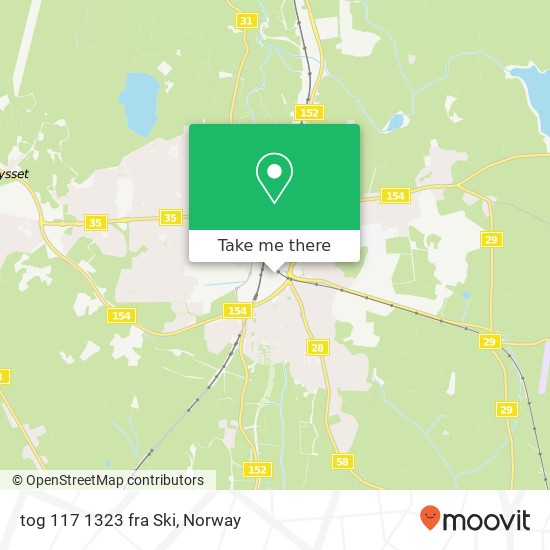 tog 117 1323 fra Ski map