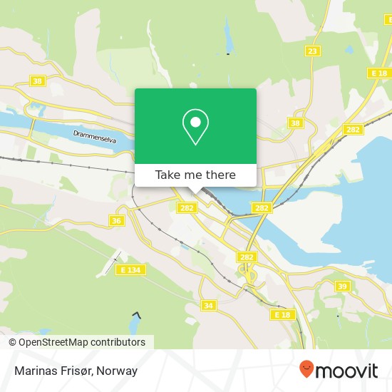 Marinas Frisør map