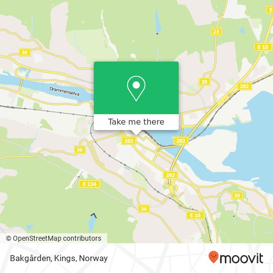 Bakgården, Kings map