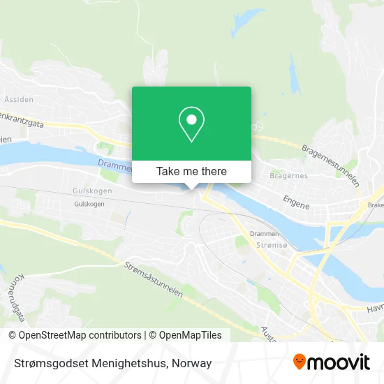 Strømsgodset Menighetshus map