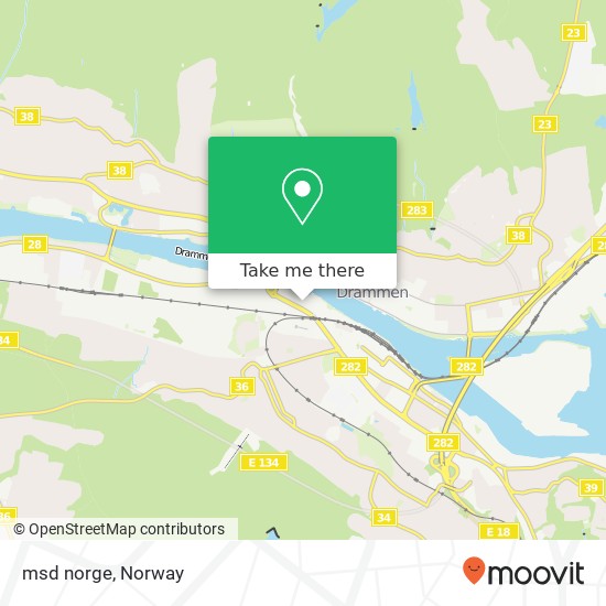 msd norge map