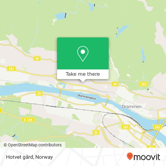Hotvet gård map