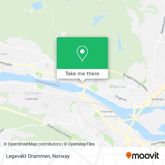 Legevakt Drammen map