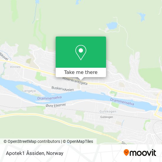 Apotek1 Åssiden map