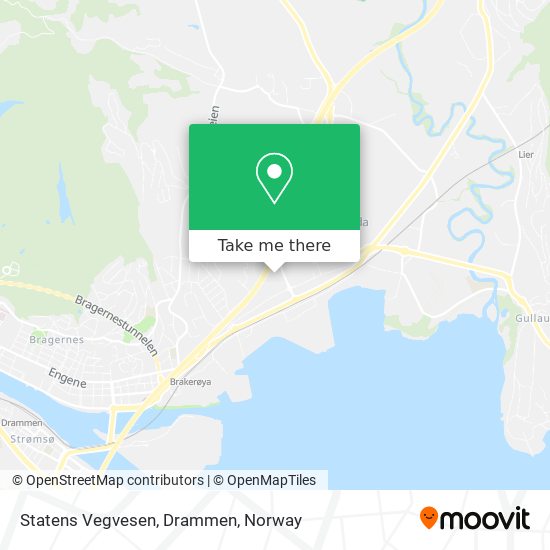 Statens Vegvesen, Drammen map