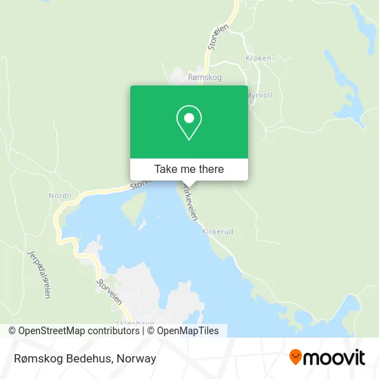 Rømskog Bedehus map