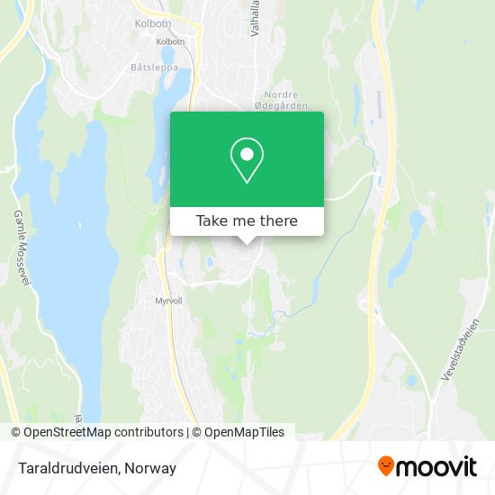 Taraldrudveien map