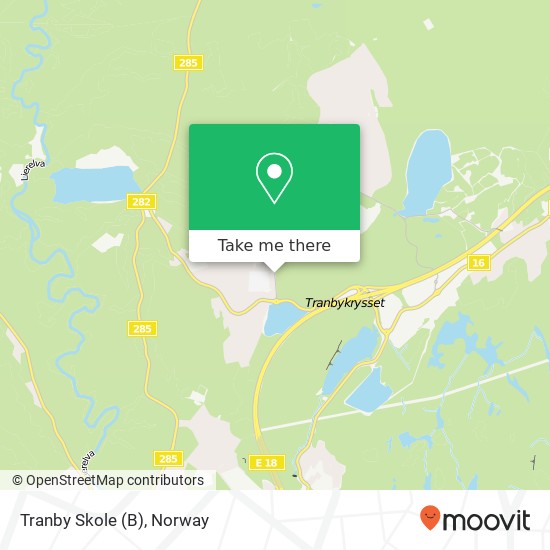 Tranby Skole (B) map