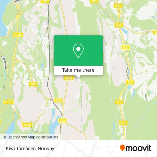 Kiwi Tårnåsen map