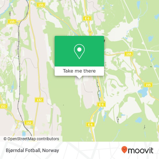 Bjørndal Fotball map