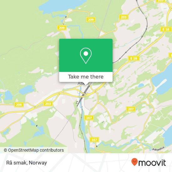 Rå smak map