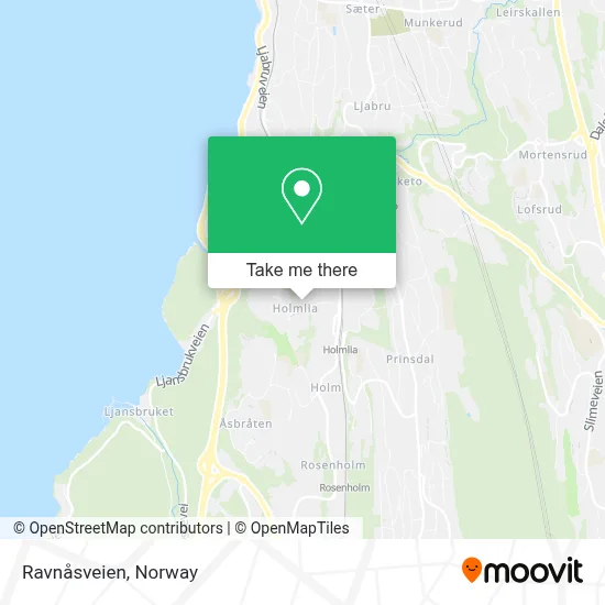 Ravnåsveien map