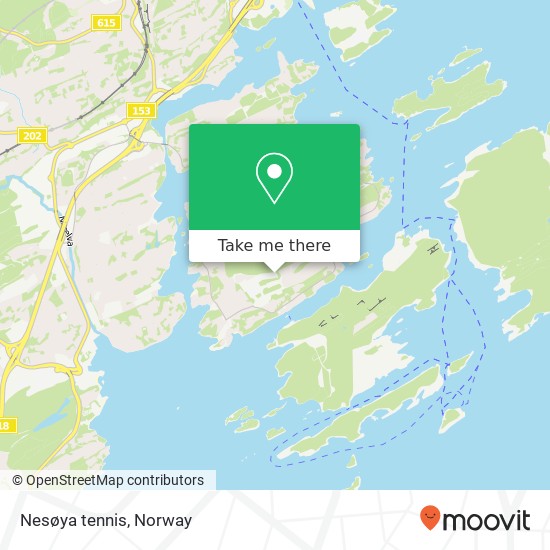 Nesøya tennis map