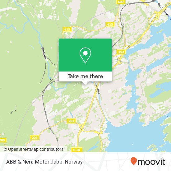 ABB & Nera Motorklubb map