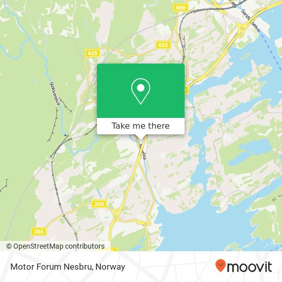 Motor Forum Nesbru map