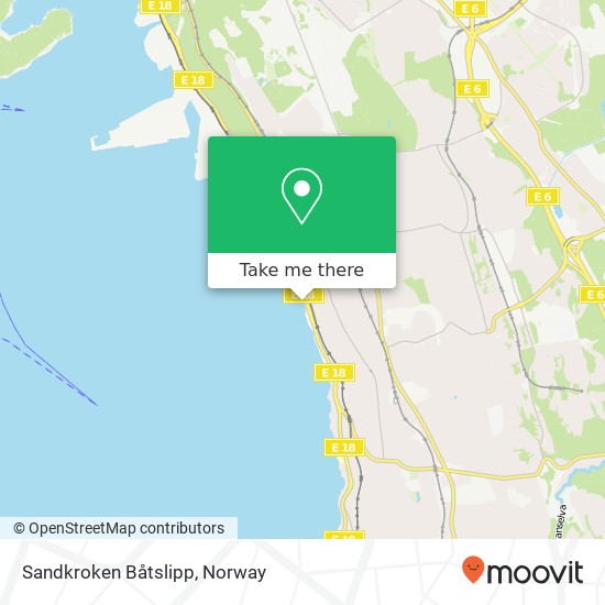 Sandkroken Båtslipp map