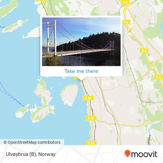 Ulvøybrua (B) map