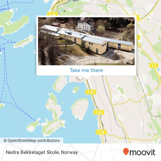 Nedre Bekkelaget Skole map