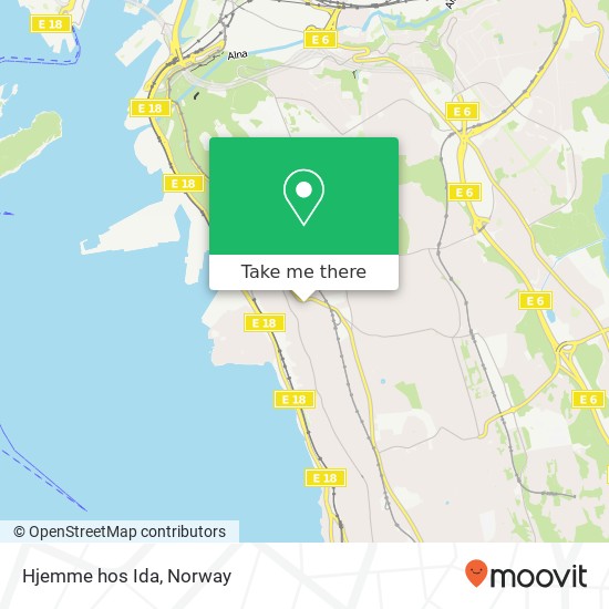 Hjemme hos Ida map