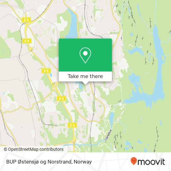 BUP Østensjø og Norstrand map