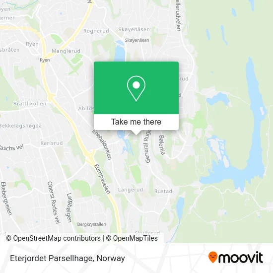 Eterjordet Parsellhage map