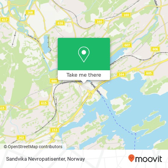 Sandvika Nevropatisenter map