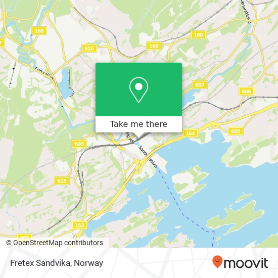 Fretex Sandvika map