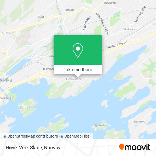 Høvik Verk Skole map