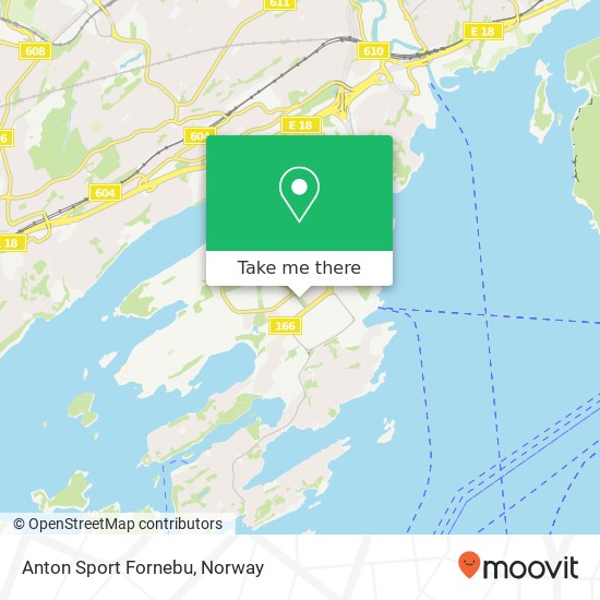 Anton Sport Fornebu map