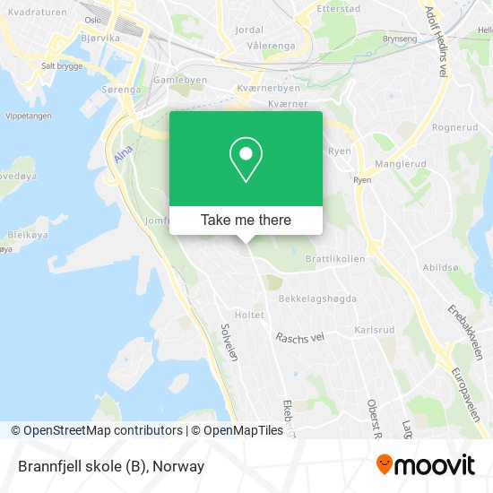 Brannfjell skole map