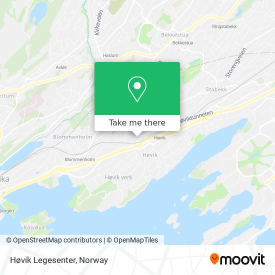 Høvik Legesenter map