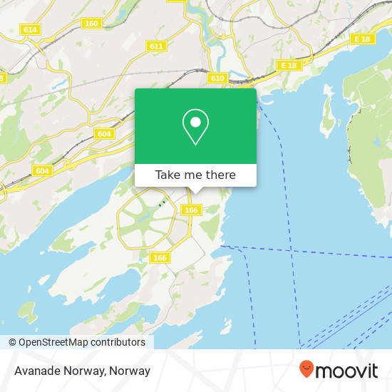 Avanade Norway map