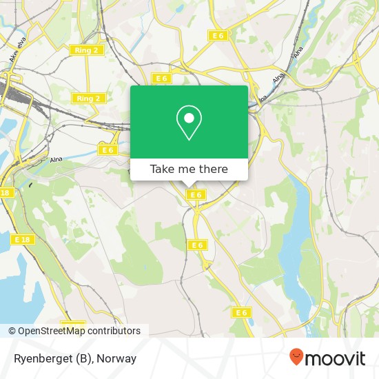 Ryenberget (B) map