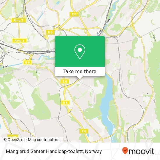 Manglerud Senter Handicap-toalett map